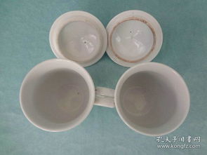 歲月傳奇 純花粉彩蓋杯那對清嘉的別珍—文革出口精品瓷緣味